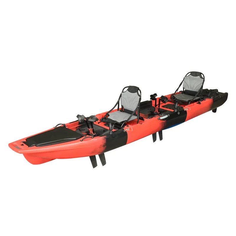 Hot Sale 14FT 2-Person Double  - Fishing Kayak Pedal Drive review and price